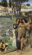 Alma-Tadema, Sir Lawrence On the Road to the Temple of Ceres (mk23) Spain oil painting artist